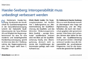 Interoperabilität muss unbedingt verbessert werden