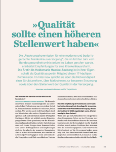Qualität sollte einen höheren Stellenwert haben
